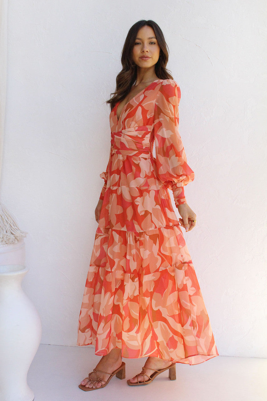 Bohorinda - Blumen Wickelkleid für Damen