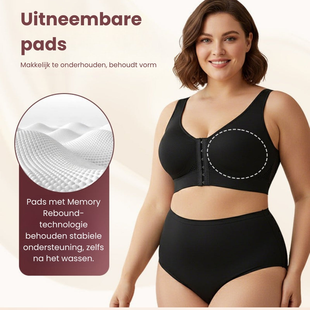 Comforta™ | Ondersteuende Voorsluitende Bh