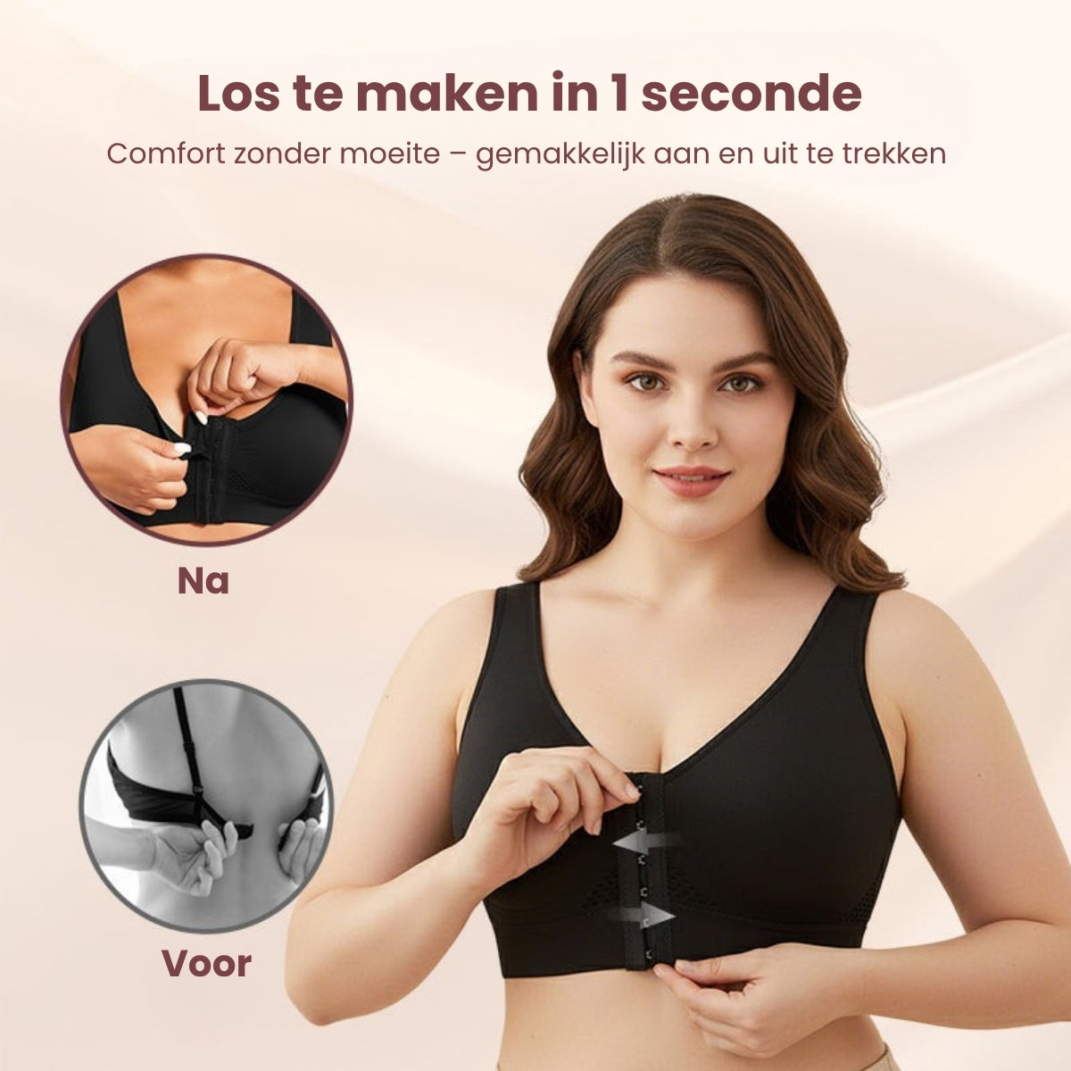 Comforta™ | Ondersteuende Voorsluitende Bh