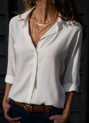 Ruiza | Dames shirt met lange mouwen | Chique