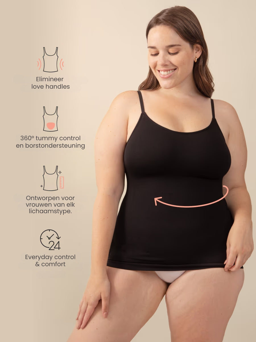 CurveSmooth Cami Top – Ronde Hals
