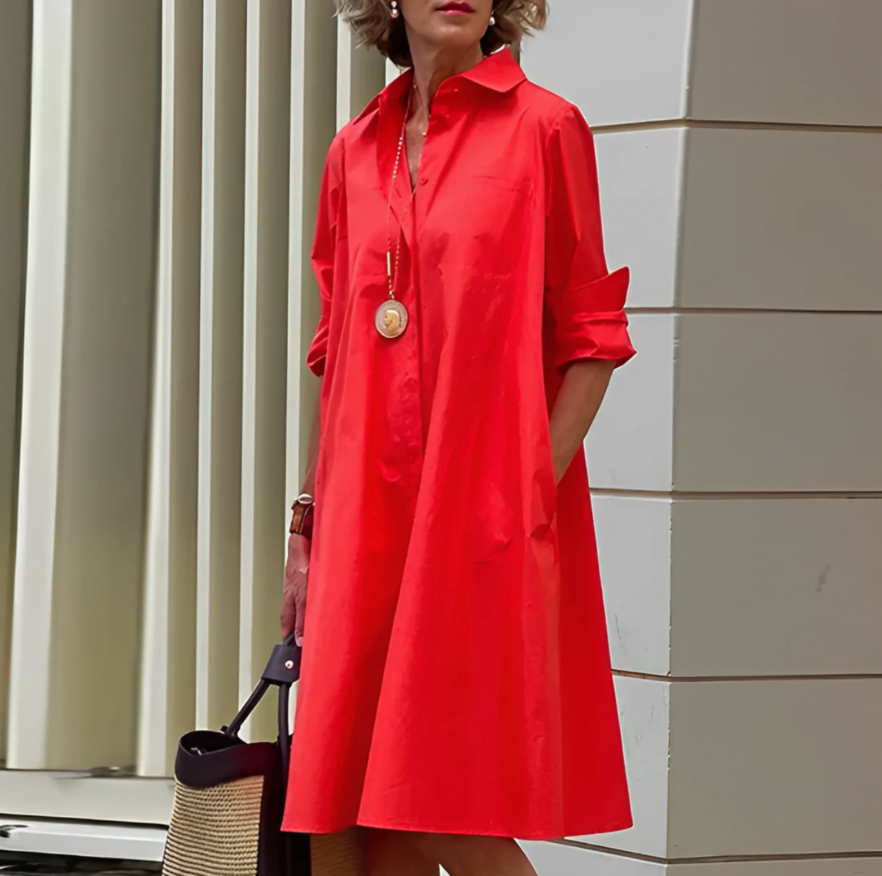 INA - Trendiges Polokleid für Damen