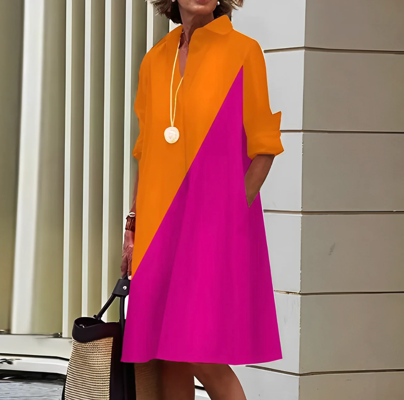 INA - Trendiges Polokleid für Damen