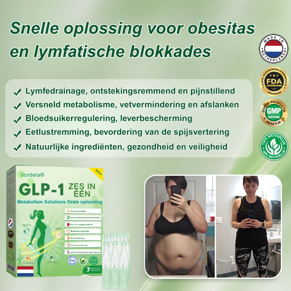 ModaNoma GLP-1 ZES-IN-ÉÉN gezondheidsoplossing
