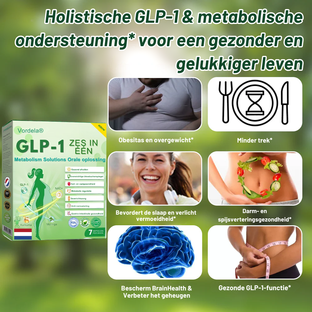 ModaNoma GLP-1 ZES-IN-ÉÉN gezondheidsoplossing