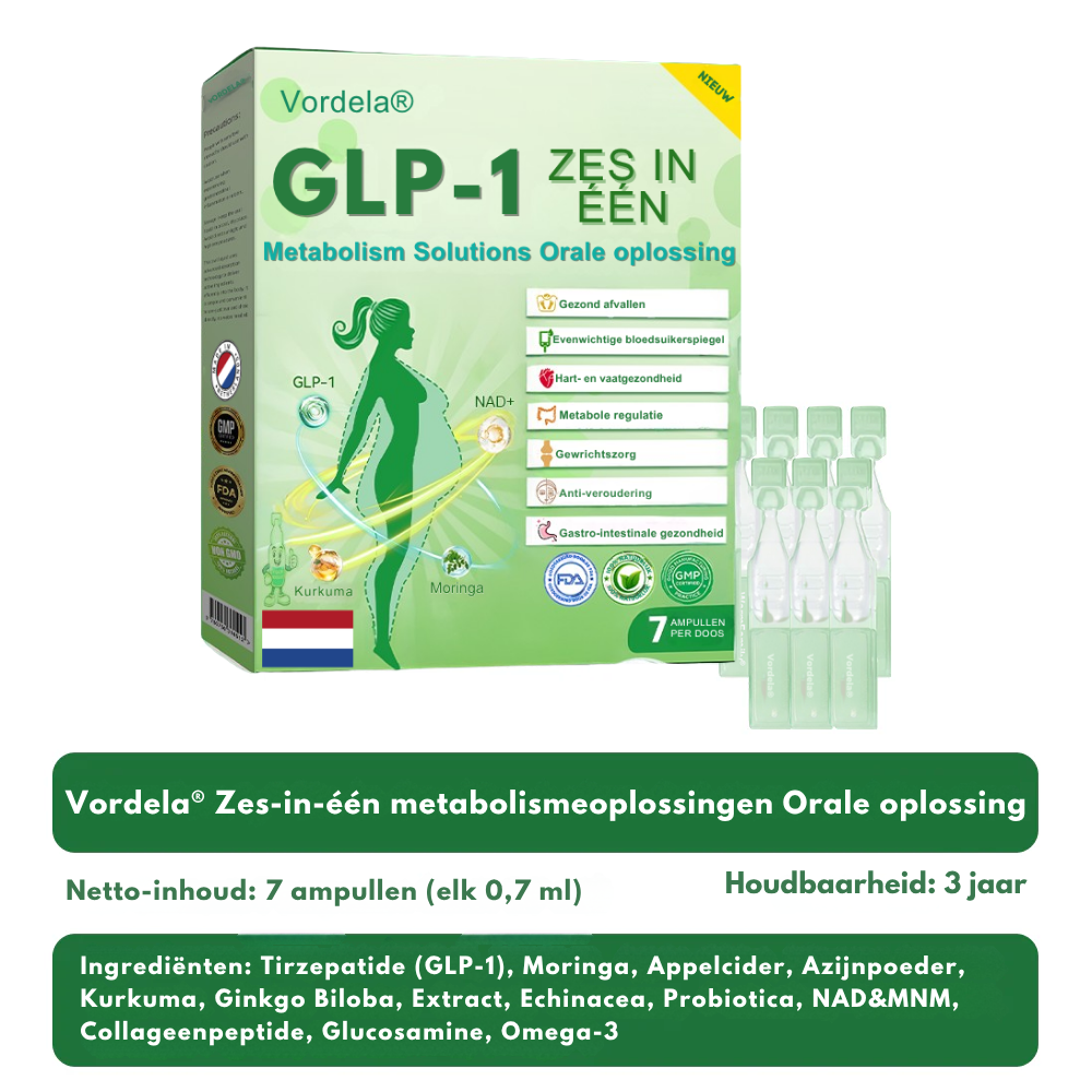 ModaNoma GLP-1 ZES-IN-ÉÉN gezondheidsoplossing