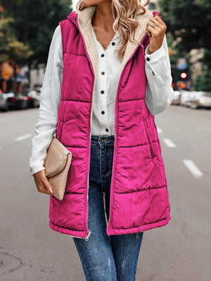 VIVERA - Dames Omkeerbare Bodywarmer met fleece en ritssluiting