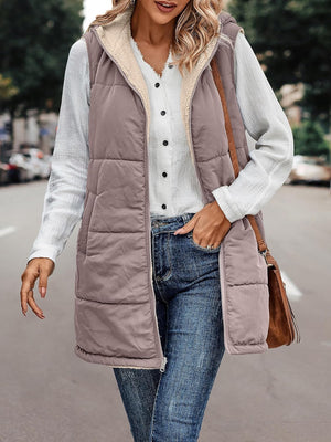 VIVERA - Dames Omkeerbare Bodywarmer met fleece en ritssluiting