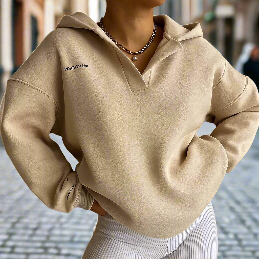 MIRA - Oversize Damen-Hoodie - Bequemer Hoodie für Freizeit und Lagenlook