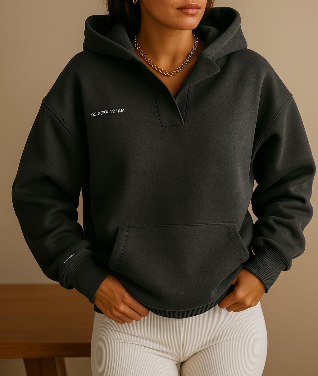 MIRA - Oversize Damen-Hoodie - Bequemer Hoodie für Freizeit und Lagenlook