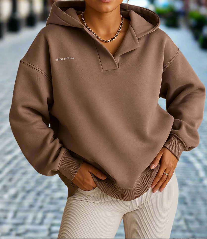 MIRA - Oversize Damen-Hoodie - Bequemer Hoodie für Freizeit und Lagenlook