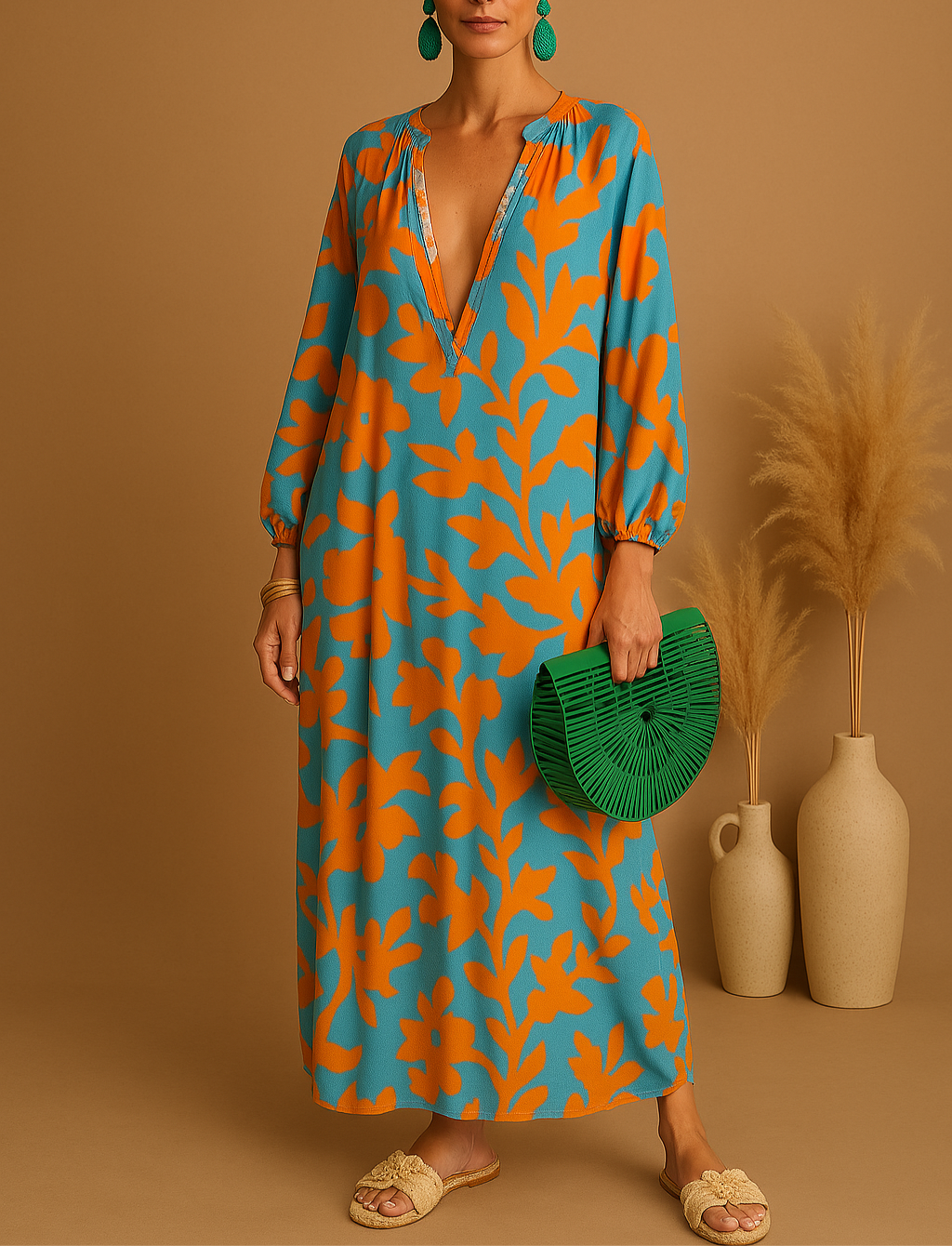 LUNAYA – Luftiges Sommerkleid für Damen im Boho-Stil aus Baumwolle