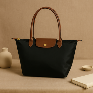 SERENA - Zwarte schoudertas voor dames, stijlvol en ruim design