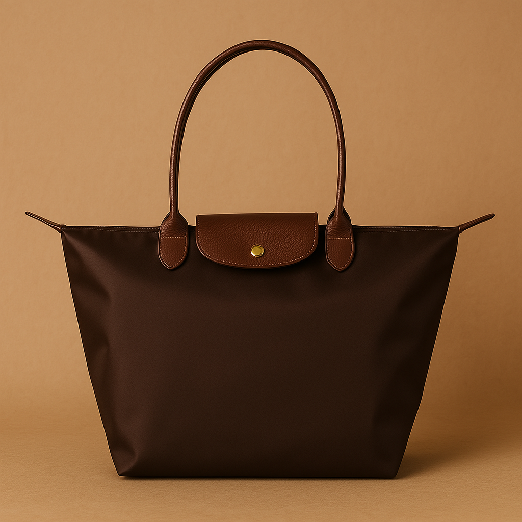 SERENA - Schwarze Schultertasche für Damen, stilvolles und geräumiges Design