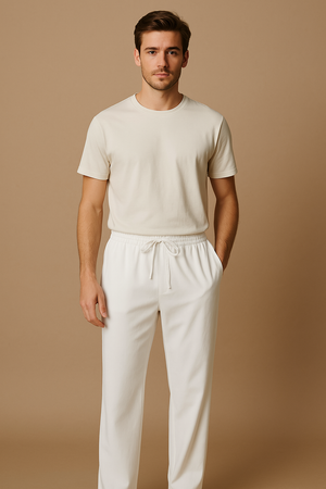 MARTELLO - Lichte linnen broek voor heren, ademend en stijlvol voor elke gelegenheid