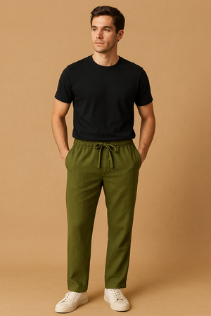 MARTELLO - Lichte linnen broek voor heren, ademend en stijlvol voor elke gelegenheid