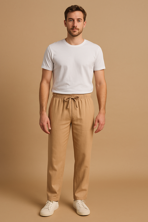 MARTELLO - Lichte linnen broek voor heren, ademend en stijlvol voor elke gelegenheid