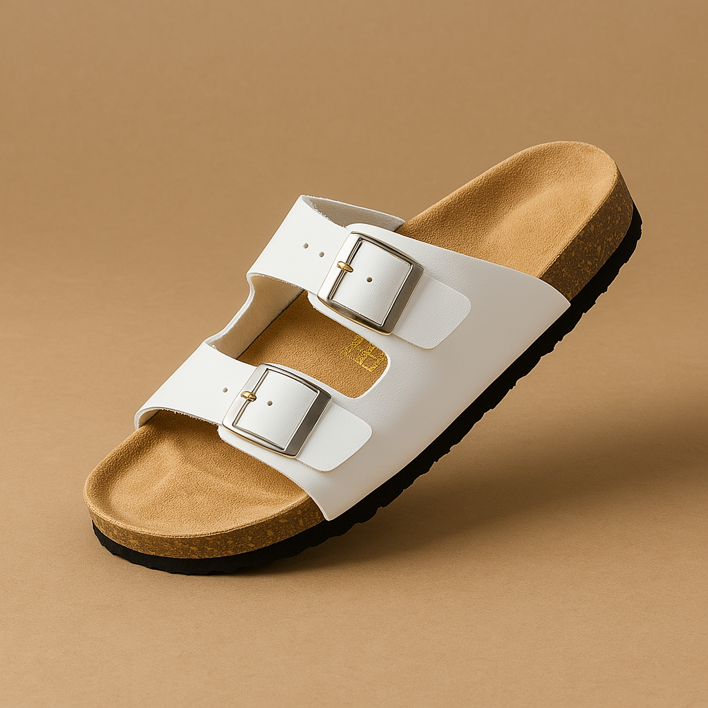 SANTORINI - Herrensandalen aus Leder Atmungsaktiv Ergonomisch für den Sommer