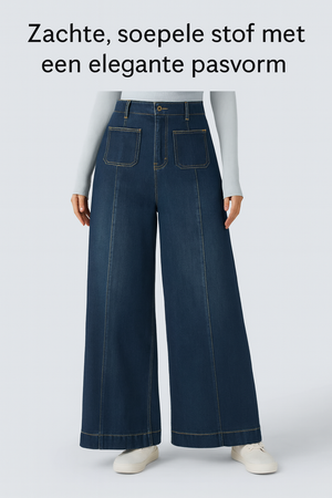 Nicole | Comfortabele & Casual Broek Met Wijde Pijpen