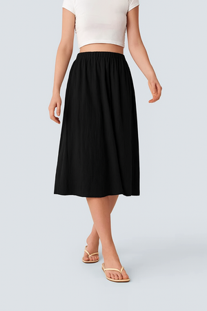 Kim | Leinenhose mit weitem Bein