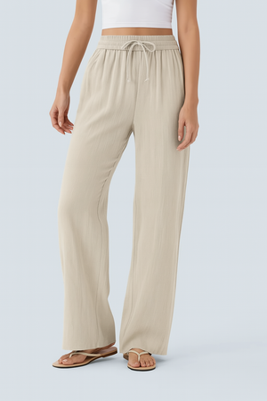 Lisa | Comfortabele & Luchtige Linnen Broek met Elegante Pijpen | 1+1 Gratis