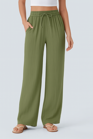 Lisa | Comfortabele & Luchtige Linnen Broek met Elegante Pijpen | 1+1 Gratis