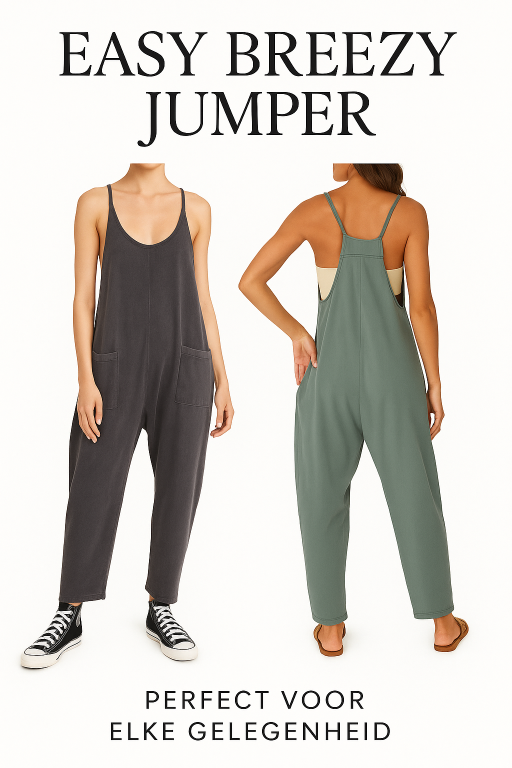 Easy Breezy Jumper™ - Lässiger Jumpsuit: Die perfekte Kombination aus Komfort und Stil
