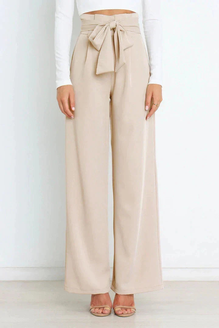 ELIZA - Hose mit hoher Taille und weitem Bein für Damen