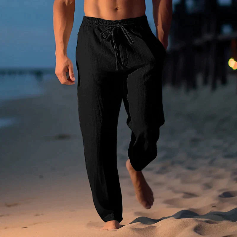 CALISTO – Atmungsaktive Herren-Leinenhose in moderner Passform