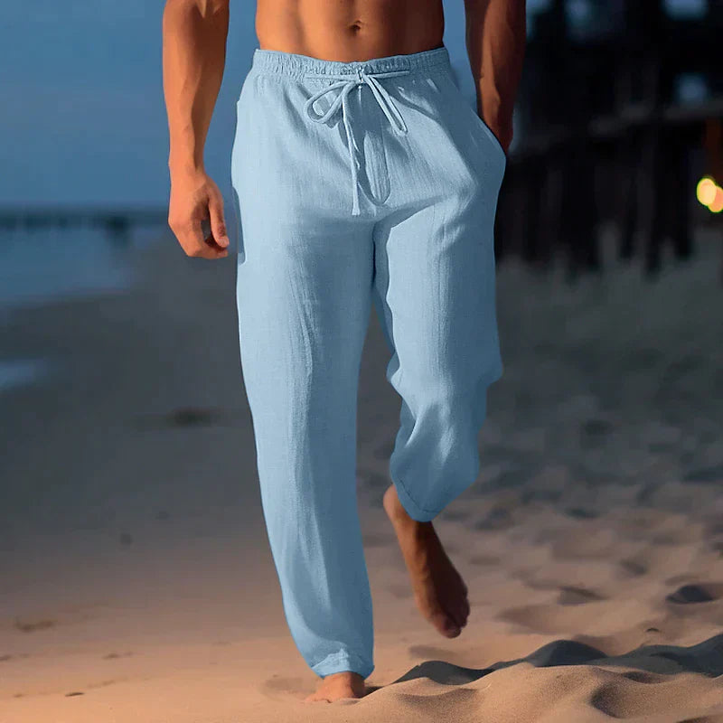 CALISTO – Atmungsaktive Herren-Leinenhose in moderner Passform