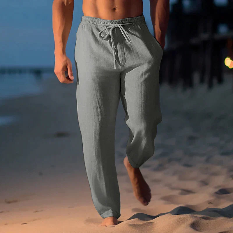 CALISTO – Atmungsaktive Herren-Leinenhose in moderner Passform