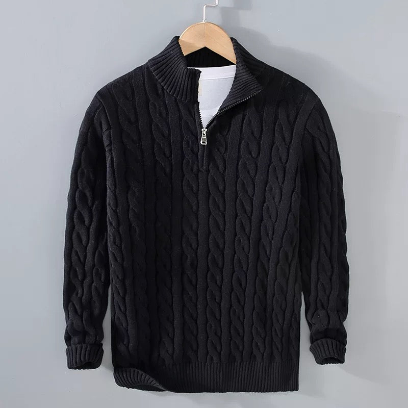 Liora – Gestricktes Herren-Poloshirt - Weiß, Atmungsaktiv & Stilvoll für den täglichen Gebrauch und Freizeit