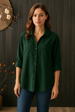 ELVIRA – Oversized dames blouse met stijlvolle pasvorm