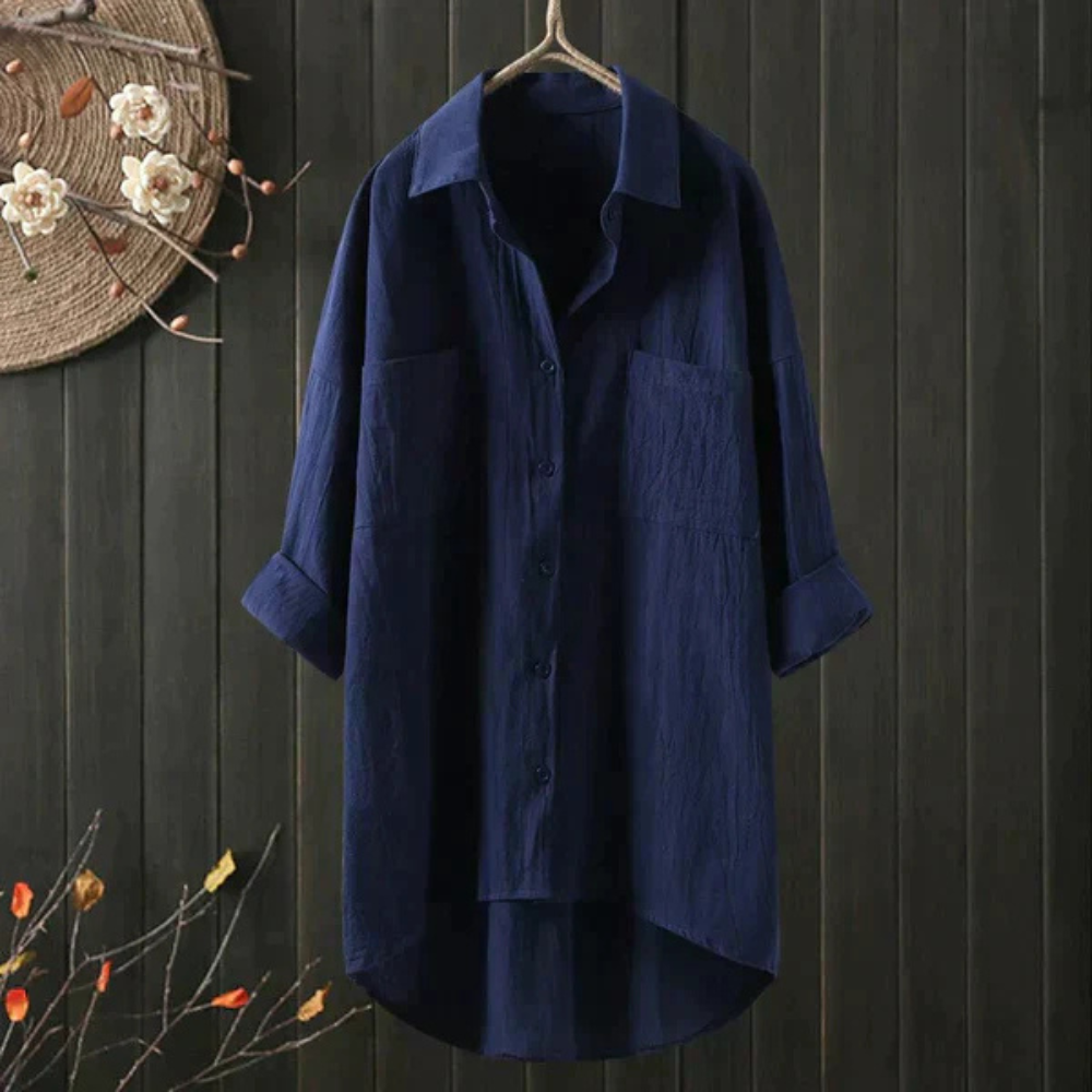ELVIRA – Oversize Damenbluse mit stilvoller Passform