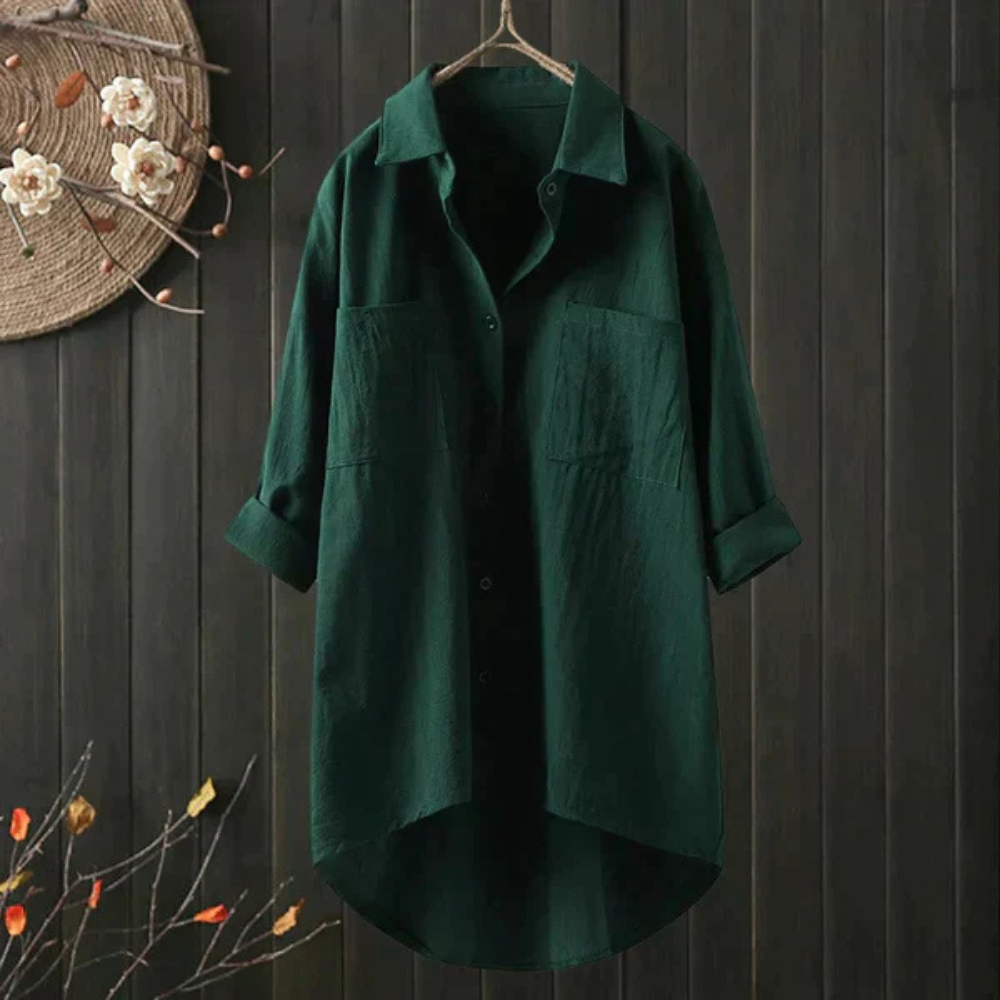 ELVIRA – Oversize Damenbluse mit stilvoller Passform