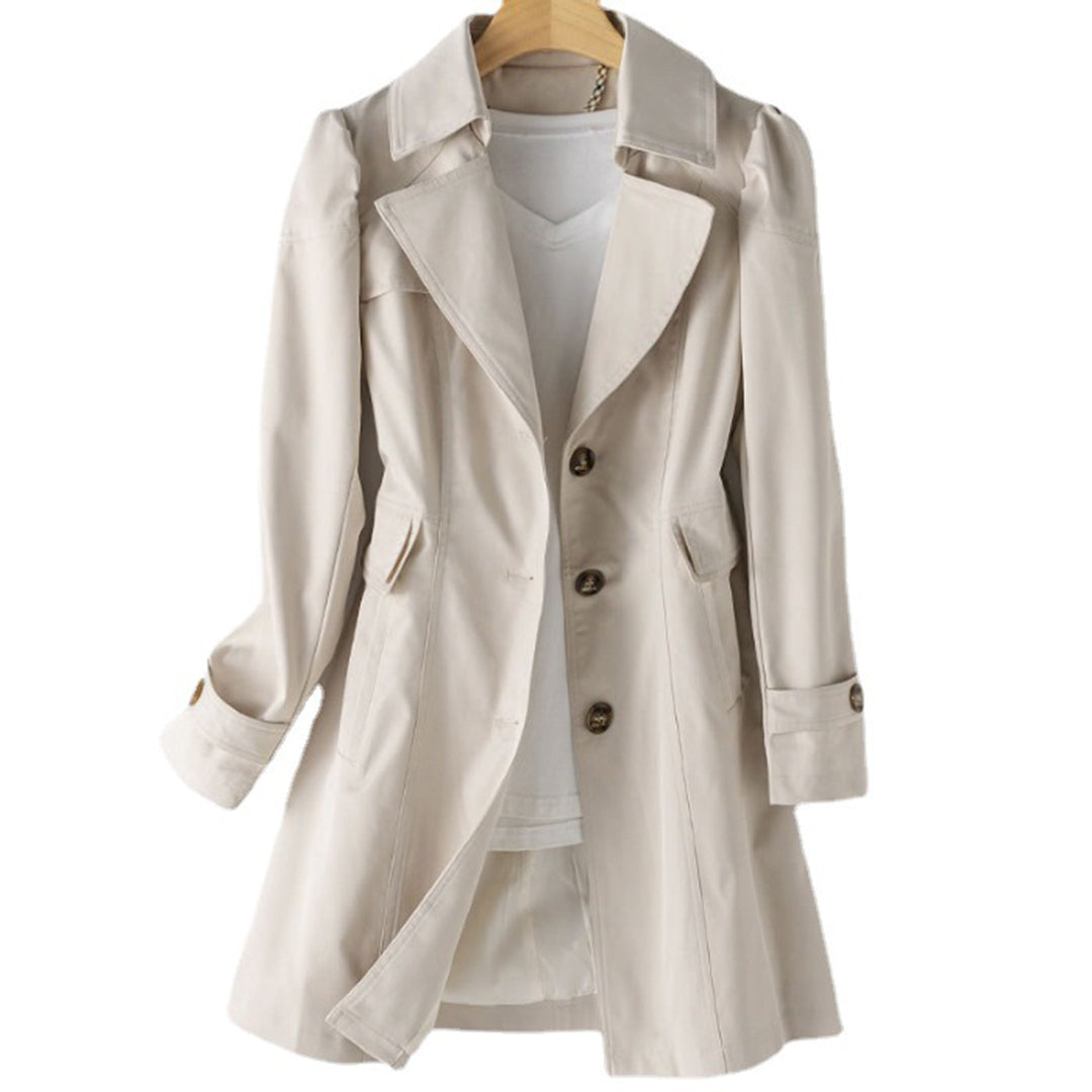 ELVINA – Stijlvolle Tussenjas Trenchcoat voor Dames, Perfect voor Lente en Herfst