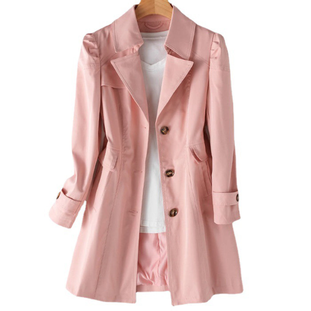 ELVINA – Stijlvolle Tussenjas Trenchcoat voor Dames, Perfect voor Lente en Herfst