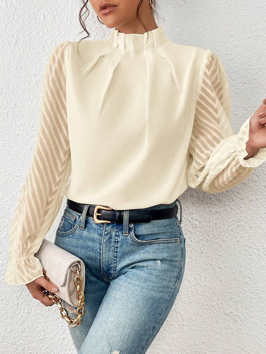LIVIA - Gemusterter Damen-Top