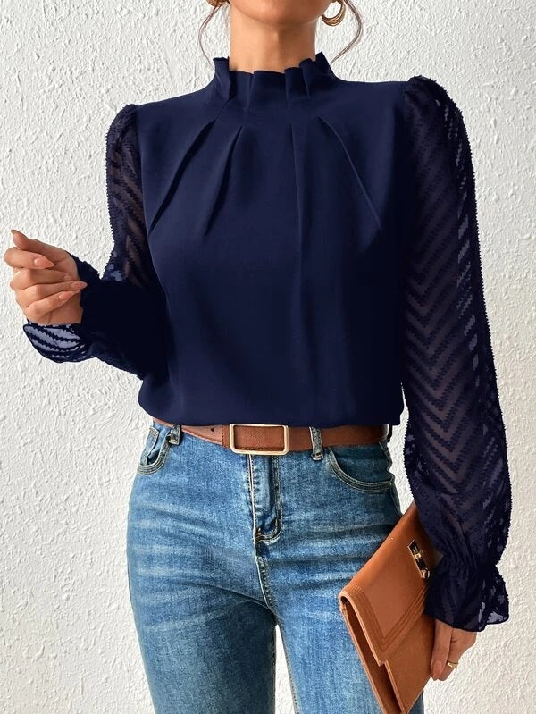 LIVIA - Gemusterter Damen-Top