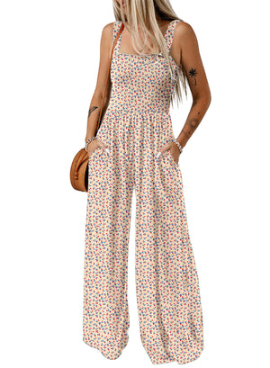 RAFFAELLA | Zomer Boho Chic Jumpsuit met Vloeiende Pasvorm en Elegante Dagstijl