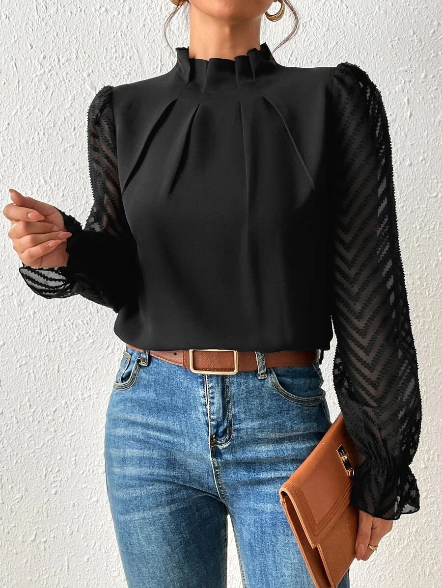 LIVIA - Gemusterter Damen-Top