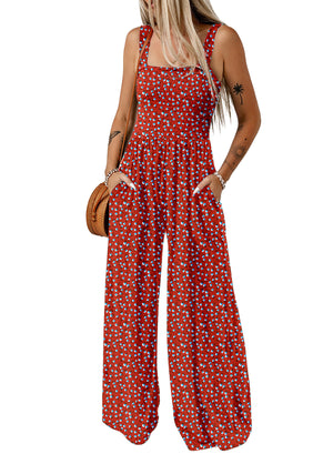 RAFFAELLA | Zomer Boho Chic Jumpsuit met Vloeiende Pasvorm en Elegante Dagstijl