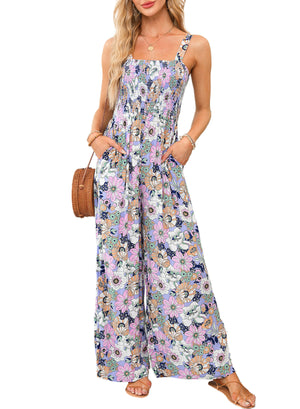 RAFFAELLA | Zomer Boho Chic Jumpsuit met Vloeiende Pasvorm en Elegante Dagstijl