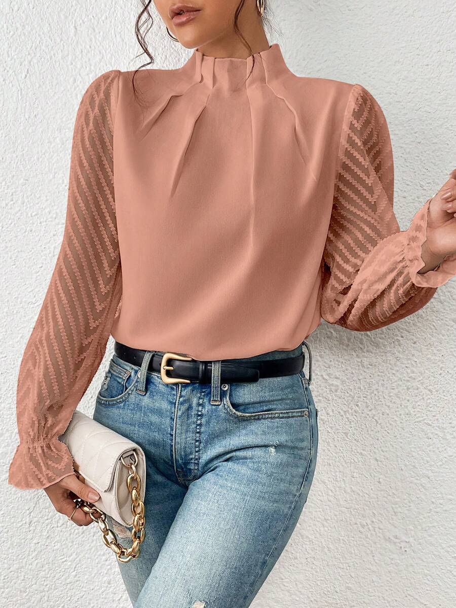 LIVIA - Gemusterter Damen-Top