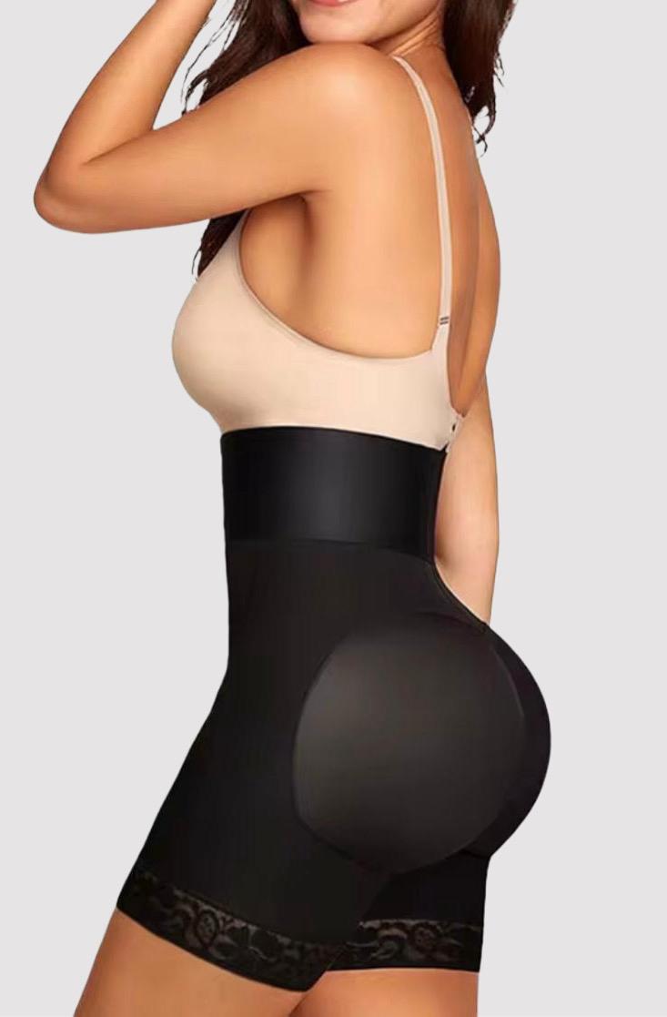 Valere | Hoog Getaileerde Body Shapewear | Met Haak en Oogsluiting - Rits voor Toilet Gebruik