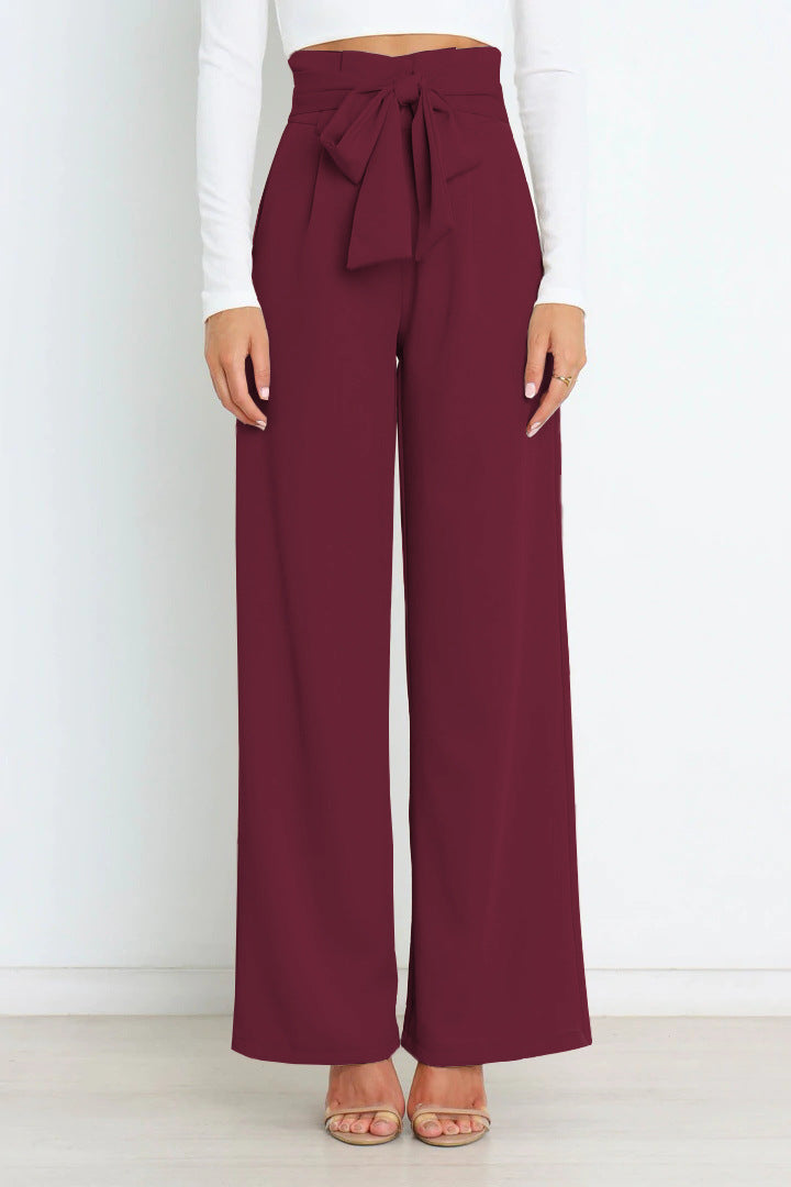 ELIZA - Hose mit hoher Taille und weitem Bein für Damen
