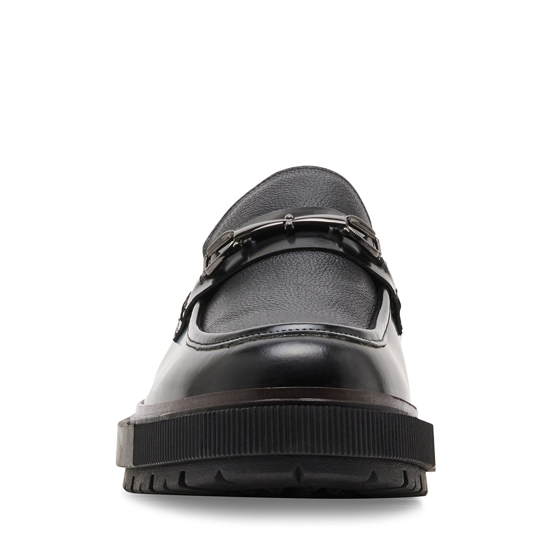 MORVEN - Herrenschuhe Schwarz Leder Slip-On Freizeit 2 cm Absatzhöhe