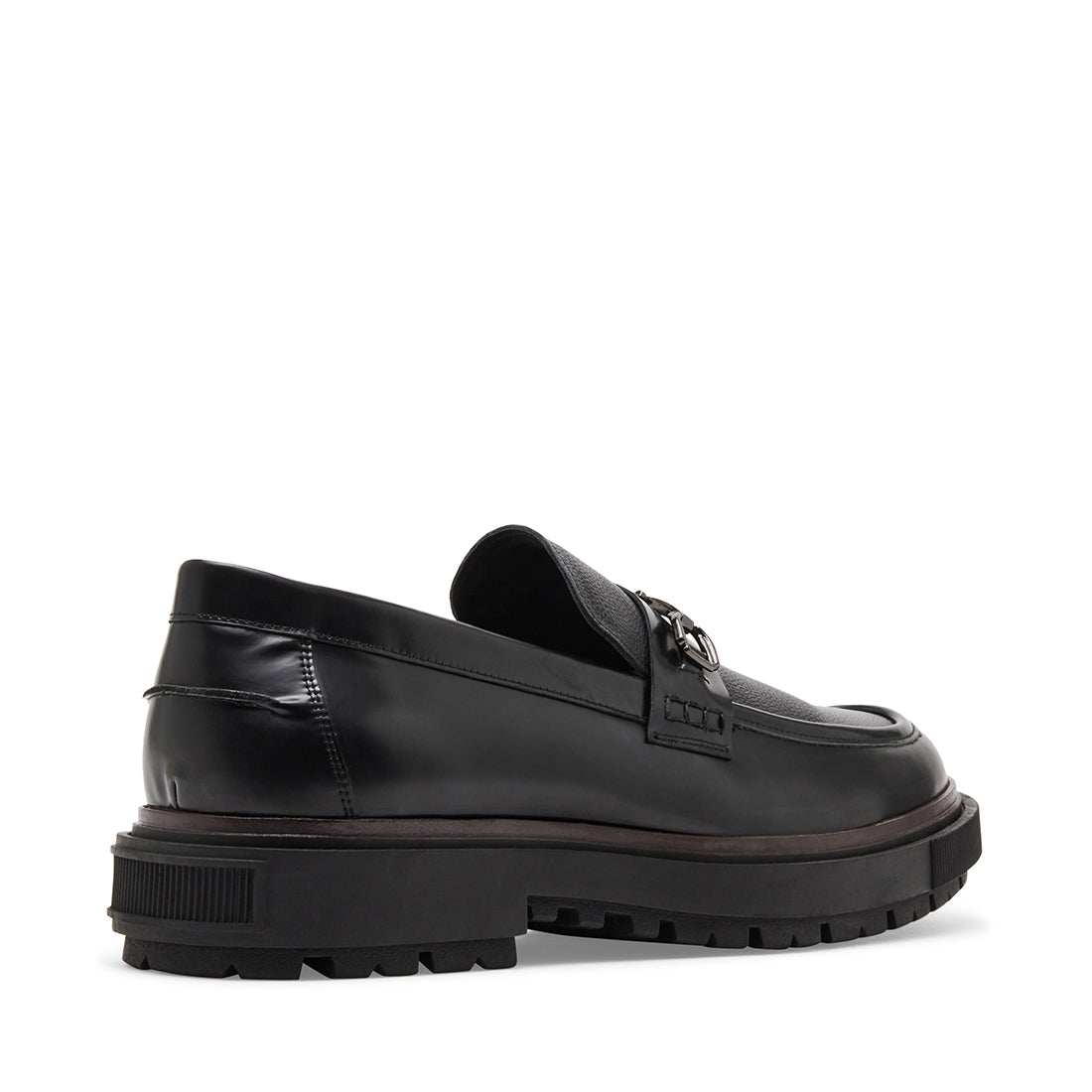 MORVEN - Herrenschuhe Schwarz Leder Slip-On Freizeit 2 cm Absatzhöhe