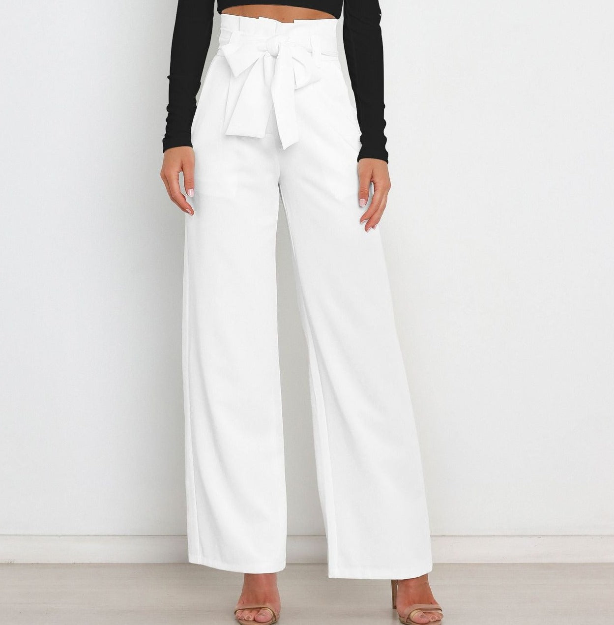 ELIZA - Hose mit hoher Taille und weitem Bein für Damen