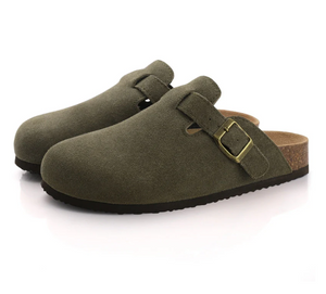 MIRELLO – Unisex Boston-style Suède Sandalen met comfortabele pasvorm